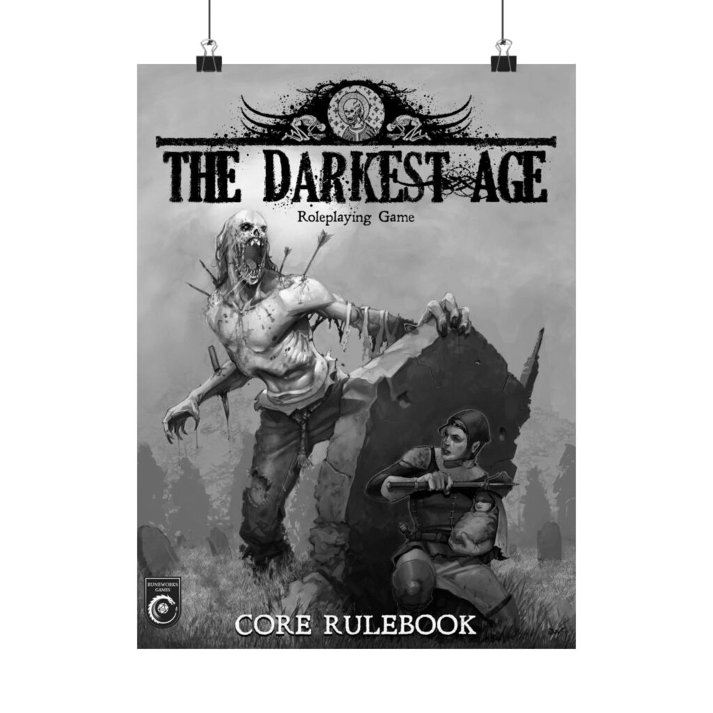 Darkest Age D20 Original Cover Poster