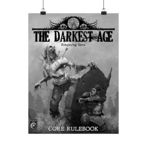 Darkest Age D20 Original Cover Poster