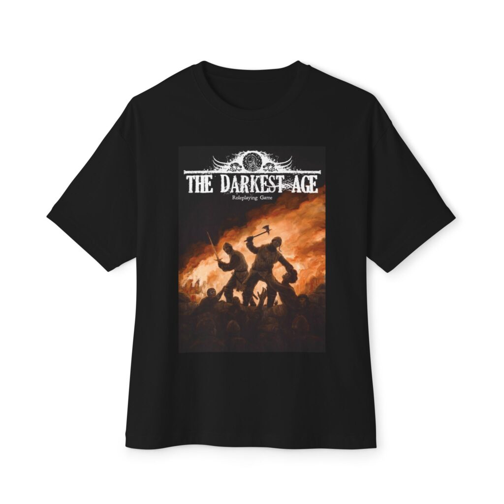 The Darkest Age Warriors T-Shirt — Zombie Battle Graphic Tee