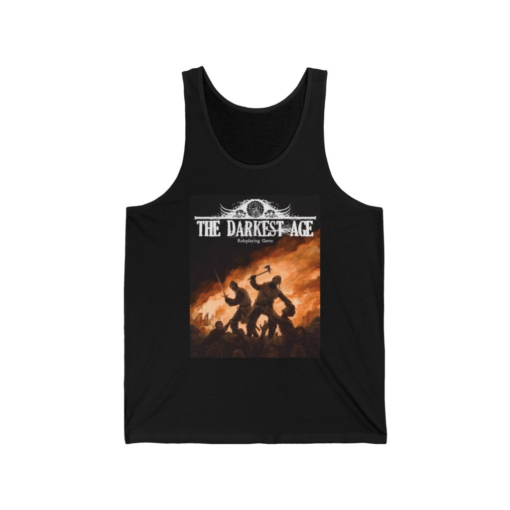 Darkest Age Tanktop — Warriors vs. Undead Battle Cover Art Tank
